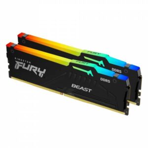 Kingston FURY Beast RGB 16GB Kit 2x8GB DDR5 6000MHz CL36 XMP-EXPO - immagine 1