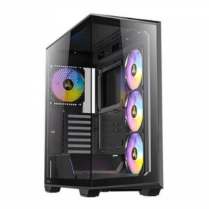 Antec C3 Black ARGB Case Midi Tower Vetro Temperato No-Power ATX/mATX/Mini-ITX - immagine 1