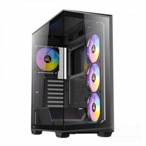 Antec C3 Black ARGB Case Midi Tower Vetro Temperato No-Power ATX/mATX/Mini-ITX - immagine 2