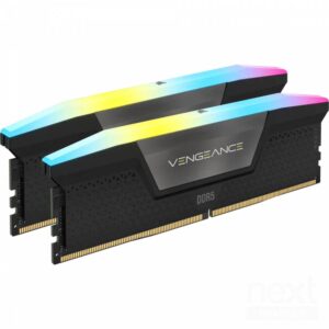Corsair CMH32GX5M2B6400C36 Vengeance RGB 32GB Kit 2x16GB DDR5 6400MHz CL36 XMP Nero - Memorie RAM - immagine 2