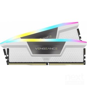 Corsair CMH32GX5M2B5200C40W Vengeance RGB 32GB Kit 2x16GB DDR5 5200MHz CL40 XMP White - Memorie RAM - immagine 2