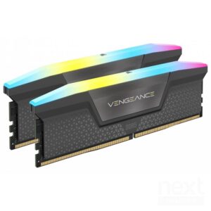 Corsair CMH32GX5M2F6000Z36 Vengeance RGB 32GB Kit 2x16GB DDR5 6000MHz CL36 XMP-EXPO Grigio - Memorie RAM - immagine 3
