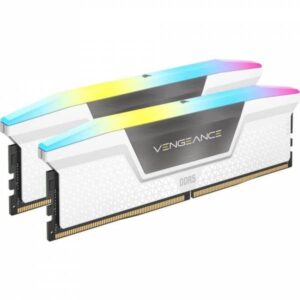 Corsair CMH32GX5M2D6000Z38W Vengeance RGB 32GB Kit 2x16GB DDR5 6000MHz CL38 XMP-EXPO Bianco - Memorie RAM - immagine 1