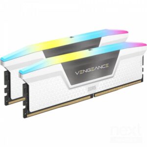 Corsair CMH32GX5M2D6000Z38W Vengeance RGB 32GB Kit 2x16GB DDR5 6000MHz CL38 XMP-EXPO Bianco - Memorie RAM - immagine 2