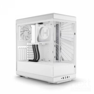HYTE Y40 Snow White Case Midi Tower Vetro Temperato No-Power ATX/mATX/Mini-ITX - immagine 2