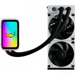 HYTE THICC Q60 CPU Liquid Cooler Display IPS Intel 1851/1700/1200 AMD AM5/AM4/TR4 - immagine 2