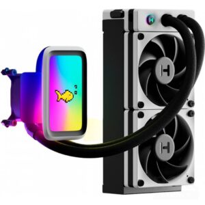 HYTE THICC Q60 CPU Liquid Cooler Display IPS Intel 1851/1700/1200 AMD AM5/AM4/TR4 - immagine 3