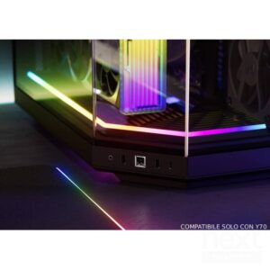 HYTE Noodle LN70 ARGB LED Strip Nero per Hyte Y70 - immagine 5
