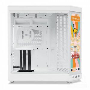 HYTE Y70 Touch Infinite Snow White Case Midi Tower Display IPS Touch 2.5K Vetro Temperato No-Power E-ATX/ATX/mATX/Mini-ITX - immagine 4