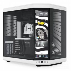 HYTE Y70 Touch Infinite Panda Case Midi Tower Display IPS Touch 2.5K Vetro Temperato No-Power E-ATX/ATX/mATX/Mini-ITX - immagine 2