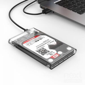 Orico 2139C3 Box Esterno HDD Enclosure 2.5" SataIII Type-C Trasparente - immagine 4