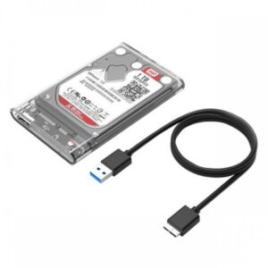 Orico 2139U3 Box Esterno HDD Enclosure 2.5" SataIII USB3.0 - Trasparente - immagine 5
