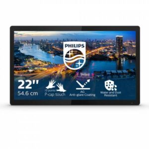 Philips 222B1TFL/00 Monitor 21,5" IPS 75Hz Full HD 4ms Touch Hub USB HDMI/DisplayPort/VGA/DVI-D - immagine 1