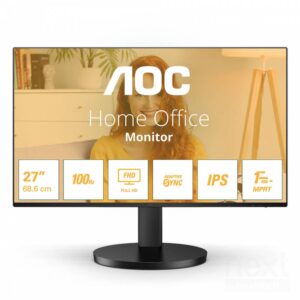AOC 27B3HA2 Monitor 27" IPS 100Hz Full HD 4ms Multimediale Adaptive Sync HDMI/VGA - immagine 2