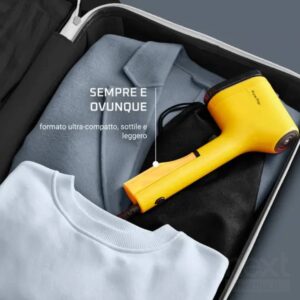 Rowenta Pure Pop DR2026 Stiratore Verticale a Vapore Portatile  20 g/min Giallo - immagine 4