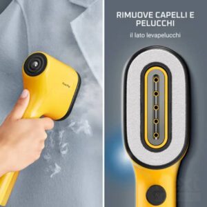 Rowenta Pure Pop DR2026 Stiratore Verticale a Vapore Portatile  20 g/min Giallo - immagine 6