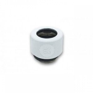 EKWB EK-HDC Connettore Fitting Dritto Tubo Rigido 12mm G1/4 Bianco - immagine 1