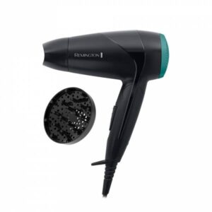 Remington D1500 On The Go Compact Asciugacapelli da Viaggio 2000W Nero Verde - immagine 1