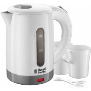 Russell Hobbs 23840-70 Bollitore Elettrico da Viaggio 0.85L 1000W Grigio/Bianco - immagine 2