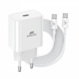 Rivacase PS4101 Caricabatterie 20W USB-C Bianco - immagine 1