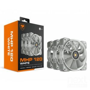 Cougar MHP 120 White Kit 3 Ventole 120mm PWM - immagine 2