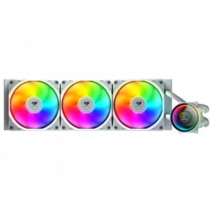 Cougar Poseidon Elite ARGB 360 White CPU Liquid Cooler Intel 1851/1700 AMD AM5/AM4 - immagine 1
