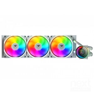 Cougar Poseidon Elite ARGB 360 White CPU Liquid Cooler Intel 1851/1700 AMD AM5/AM4 - immagine 2