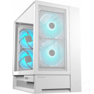 COUGAR OmnyX White Case Omnidirezionale Midi Tower Vetro Temperato No-Power ATX/mATX/Mini-ITX - immagine 2
