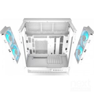 COUGAR OmnyX White Case Omnidirezionale Midi Tower Vetro Temperato No-Power ATX/mATX/Mini-ITX - immagine 4