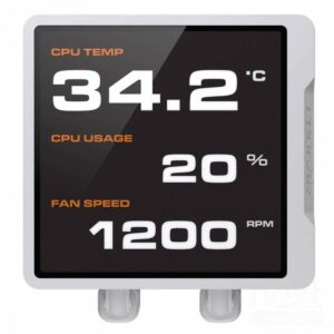 COUGAR Poseidon Vistek Pro ARGB 240 White CPU Liquid Cooler Display IPS Intel 1851/1700/1200 AMD AM5/AM4 - immagine 5