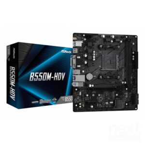 Asrock B550M-HDV AMD B550 2*DDR4 1*M.2 4*SataIII AM4 HDMI/VGA/DVI-D mATX - immagine 2