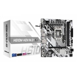 ASRock H610M-HDV/M.2+ Intel H610 2*DDR5 1*M.2 4*SataIII sk1700 HDMI/DisplayPort/VGA mATX - immagine 1