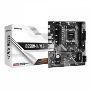 ASRock B650M-H/M.2+ AMD B650 2*DDR5 2*M.2 4*SataIII AM5 HDMI/DisplayPort mATX - immagine 1
