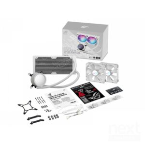 ASUS ROG Ryuo III 240 ARGB White Edition CPU Liquid Cooler Display LED Intel 1851/1700/1200 AMD AM4/AM5/sTRX4 - immagine 6