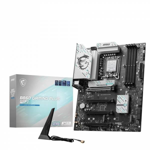 MSI B860 Gaming Plus Wi-Fi Intel B860 4*DDR5 3*M.2 4*SataIII sk1851 HDMI/DisplayPort ATX