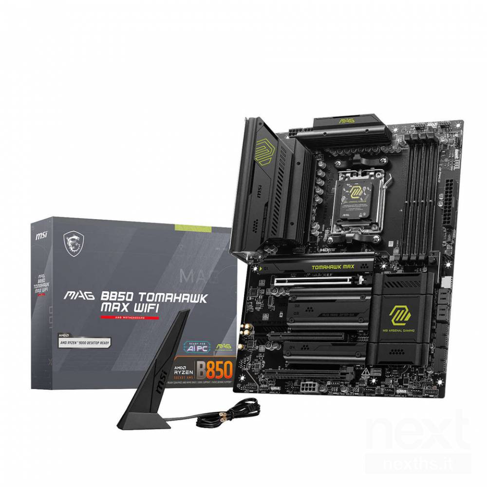 MSI MAG B850 Tomahawk Max Wi-Fi AMD B850 4*DDR5 4*M.2 4*SataIII AM5 HDMI ATX