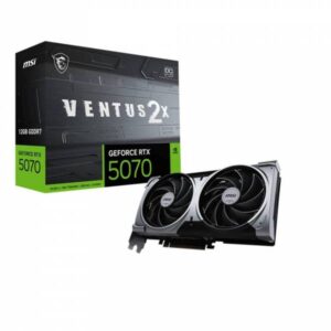 MSI GeForce RTX 5070 12G Ventus 2X OC 12GB GDDR7 DLSS4 1*HDMI/3*DisplayPort PCi Ex 5.0 16x - immagine 1