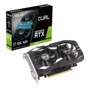 ASUS Dual GeForce RTX 3050 OC Edition 6GB GDDR6 DLSS2 HDMI/DisplayPort/DVI-D PCi Ex 4.0 16x - immagine 1