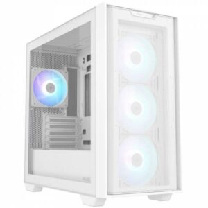 Asus A21 Plus TG ARGB Case White Mini Tower No-Power Vetro Temperato minITX/mATX - immagine 1
