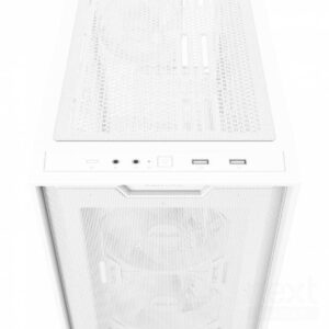 Asus A21 Plus TG ARGB Case White Mini Tower No-Power Vetro Temperato minITX/mATX - immagine 3