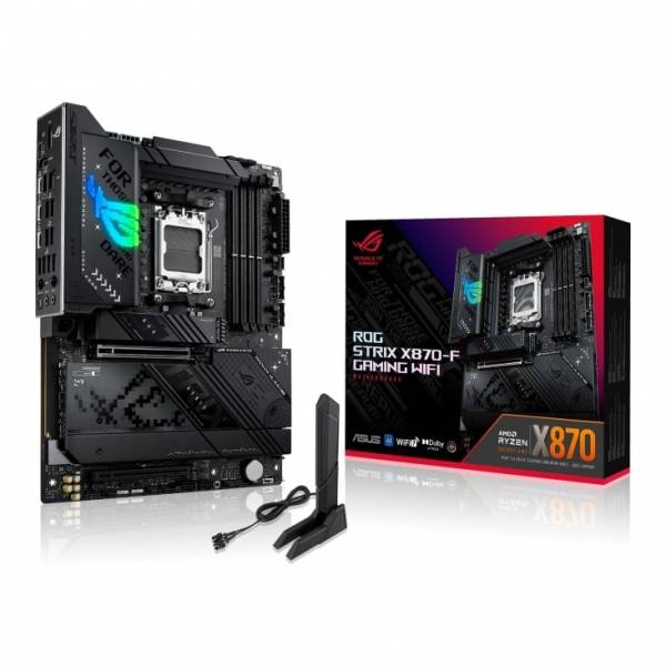 ASUS ROG Strix X870-F Gaming WIFI AMD X870 4*DDR5 4*M.2 2*SataIII AM5 HDMI/DisplayPort ATX