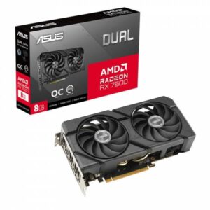 ASUS Dual Radeon RX 7600 EVO OC Edition 8GB GDDR6 HDMI/3*DisplayPort PCi Ex 4.0 16x - immagine 1