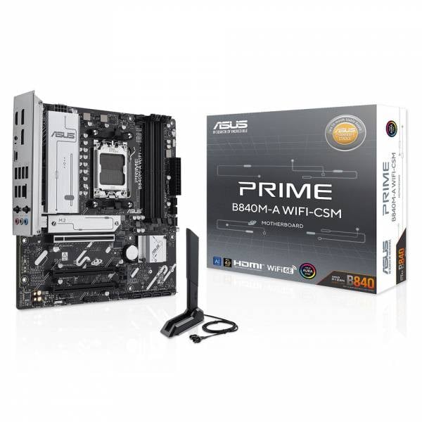 ASUS Prime B840M-A WIFI AMD B840 4*DDR5 3*M.2 4*SataIII AM5 HDMI/2*DisplayPort mATX