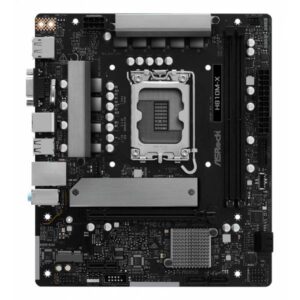 ASRock H810M-X Intel H810 2*DDR5 1*M.2 4*SataIII sk1851 HDMI/DisplayPort/VGA mATX - immagine 1