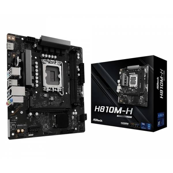 ASRock H810M-H Intel H810 2*DDR5 1*M.2 4*SataIII sk1851 HDMI mATX