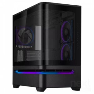 ASUS Prime AP202 Black ARGB Case Mini Tower Vetro Temperato No-Power mATX/Mini-ITX - immagine 2