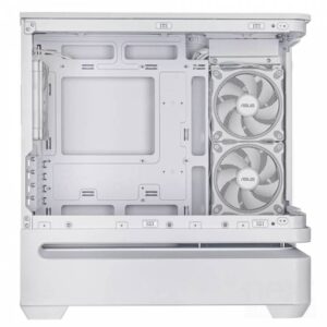 ASUS Prime AP202 White ARGB Case Mini Tower Vetro Temperato No-power mATX/Mini-ITX - immagine 4