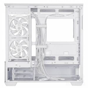 ASUS Prime AP202 White ARGB Case Mini Tower Vetro Temperato No-power mATX/Mini-ITX - immagine 5