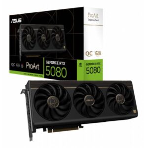 ASUS ProArt GeForce RTX 5080 OC Edition 16GB GDDR7 DLSS4 1*HDMI/2*DisplayPort/USB-C PCi Ex 5.0 16x - immagine 1