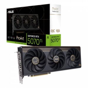 ASUS ProArt GeForce RTX 5070 Ti OC Edition 16GB GDDR7 DLSS4 HDMI/2*DisplayPort/USB-C PCi Ex 5.0 16x - immagine 1